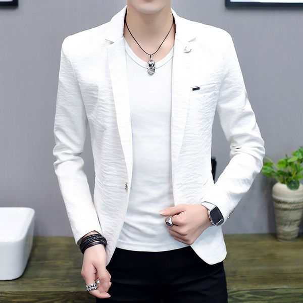 men's suits blazers blazer british style elegant simple fashion shopping party business casual gentleman slim fit jacket 230826, White;black
men's suits blazers blazer british style elegant simple fashion shopping party business casual gentleman slim fit jacket 230826, White;black