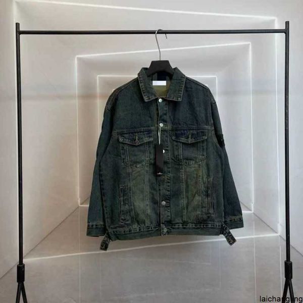 men's and women's denim coats stone designer badge zipper jacket loose style spring oxford breathable portable high street island, Black;brown
men's and women's denim coats stone designer badge zipper jacket loose style spring oxford breathable portable high street island, Black;brown