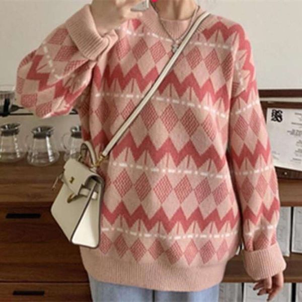 autumn and winter style sweater loose outerwear japanese college round neck pullover lazy peach pink womens, White;black
autumn and winter style sweater loose outerwear japanese college round neck pullover lazy peach pink womens, White;black
