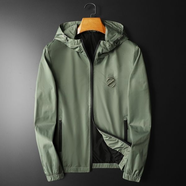 men's jackets minglu hooded sports casual luxury embroidery solid color long sleeve man outerwear spring autumn male coats 5xl 230826, Black;brown
men's jackets minglu hooded sports casual luxury embroidery solid color long sleeve man outerwear spring autumn male coats 5xl 230826, Black;brown