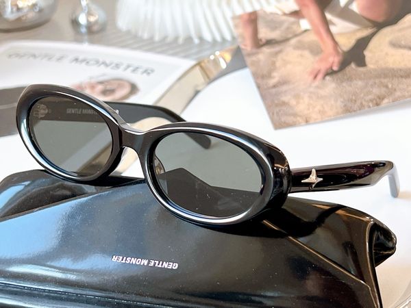 gentle monster sunglasses new the bell oval frame cat's eye retro sunglasses women's korean version large face sun protection with, White;black
gentle monster sunglasses new the bell oval frame cat's eye retro sunglasses women's korean version large face sun protection with, White;black