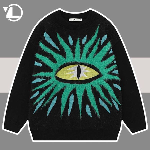 men's sweaters hip hop sweaters men women high street eye embroidery knitted jumpers autumn harajuku retro y2k oversize soft pullover 2, White;black
men's sweaters hip hop sweaters men women high street eye embroidery knitted jumpers autumn harajuku retro y2k oversize soft pullover 2, White;black