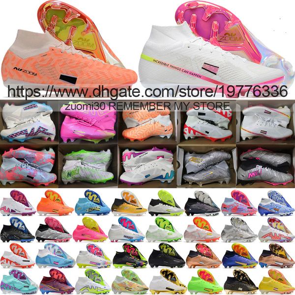 send with bag quality soccer boots mercurials superfly 9 elite fg knit socks football cleats mens leather mbappe cr7 firm ground trainig acc, Black
send with bag quality soccer boots mercurials superfly 9 elite fg knit socks football cleats mens leather mbappe cr7 firm ground trainig acc, Black