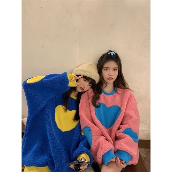 women's hoodies sweatshirts 2023 autumn and winter women's korean version of lamb plush sweater embroidery love loose pullover 230, Black
women's hoodies sweatshirts 2023 autumn and winter women's korean version of lamb plush sweater embroidery love loose pullover 230, Black