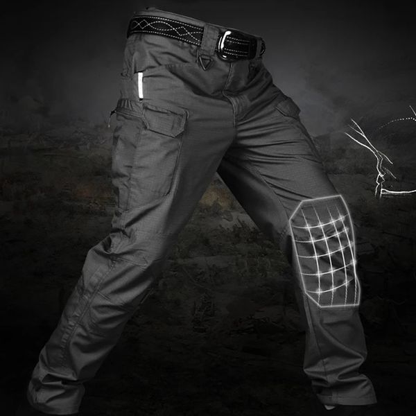 men's pants tactical men 5xl 6xl combat waterproof cargo city male breathable swat camouflage trousers mens work jogger 230826, Black
men's pants tactical men 5xl 6xl combat waterproof cargo city male breathable swat camouflage trousers mens work jogger 230826, Black