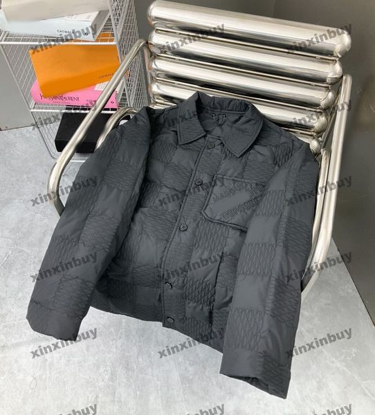 xinxinbuy men designer coat jacket checkerboard cotton long sleeve women gray black khaki green m-3xl, Black;brown
xinxinbuy men designer coat jacket checkerboard cotton long sleeve women gray black khaki green m-3xl, Black;brown