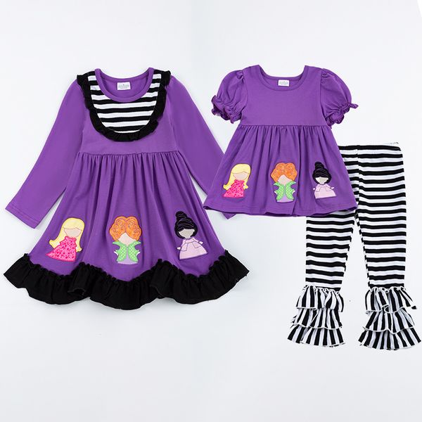 family matching outfits girlymax halloween fall baby girls sibling boutique clothes stripe cotton witch embroidery dress ruffles pants set 2, Blue
family matching outfits girlymax halloween fall baby girls sibling boutique clothes stripe cotton witch embroidery dress ruffles pants set 2, Blue