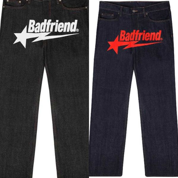 y2k jean hip hop badfriend letter printing baggy black pants harajuku fashion punk rock wide foot trousers streetwear omkrghql, Blue
y2k jean hip hop badfriend letter printing baggy black pants harajuku fashion punk rock wide foot trousers streetwear omkrghql, Blue