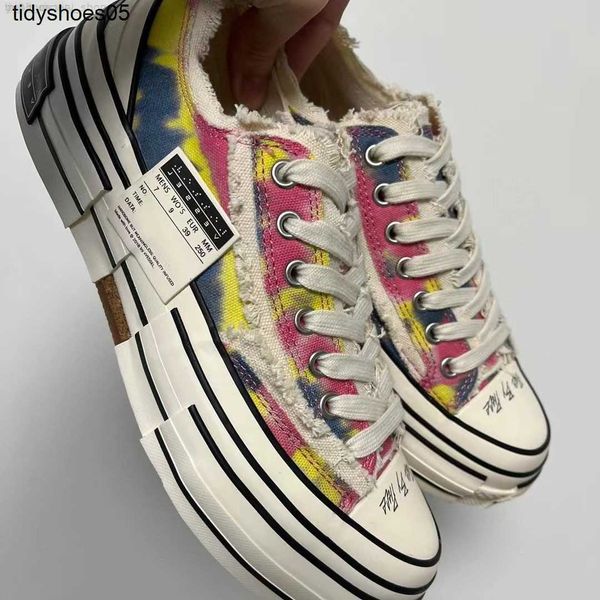 xvessel wu jianhao hip hop dance 3 co branded red colored tie dyed low rise canvas beggar shoes for men and women, Black
xvessel wu jianhao hip hop dance 3 co branded red colored tie dyed low rise canvas beggar shoes for men and women, Black