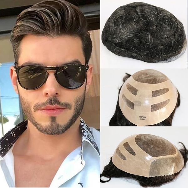 durable npu bond human hair mens toupee fine mono base with pu gray prosthesis natural hairline replacement system unit, Black
durable npu bond human hair mens toupee fine mono base with pu gray prosthesis natural hairline replacement system unit, Black
