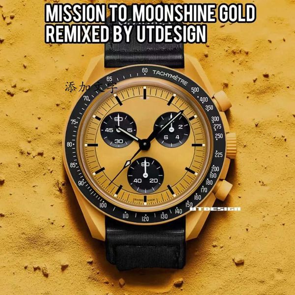 bioceramic planet moonswatch men's watches full function quarz chronograph designer watch mission to mercury 42mm watch limited, Slivery;golden
bioceramic planet moonswatch men's watches full function quarz chronograph designer watch mission to mercury 42mm watch limited, Slivery;golden