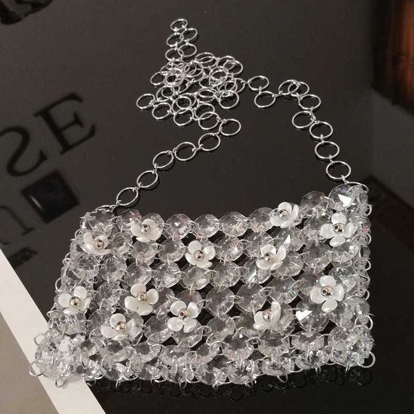 chain bag single shoulder straddle bag handmade flower fairy water diamond bag 230815
chain bag single shoulder straddle bag handmade flower fairy water diamond bag 230815
