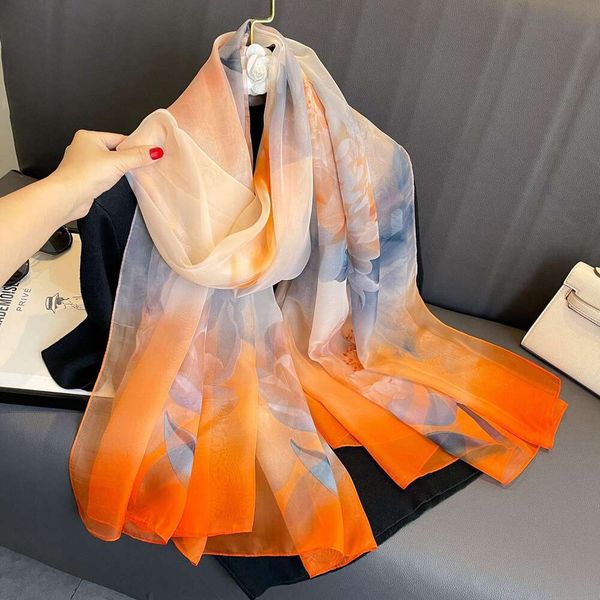 super large scarf spring and summer style korean all matching sunscreen beach shawl mothers long, Blue;gray
super large scarf spring and summer style korean all matching sunscreen beach shawl mothers long, Blue;gray