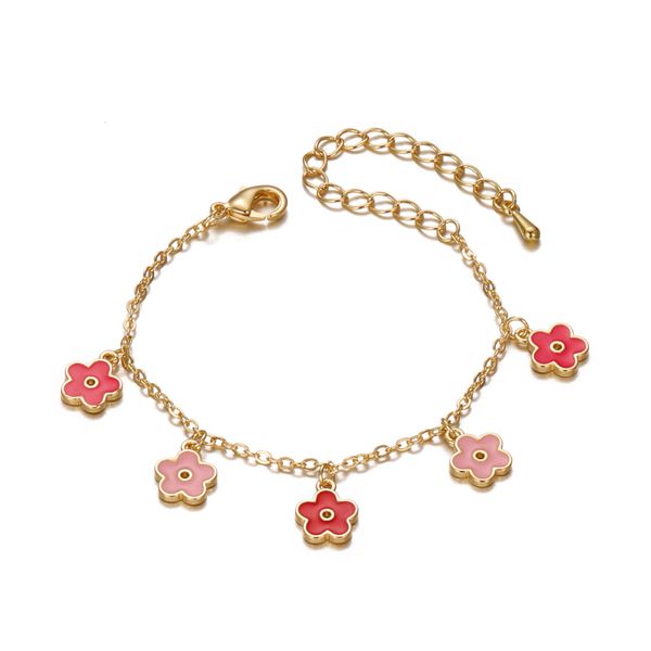 bangle bracelets five flowers charms for girls gifts friend romantic small and chic sweetness lovely fashion child allmatch 230826, Black
bangle bracelets five flowers charms for girls gifts friend romantic small and chic sweetness lovely fashion child allmatch 230826, Black