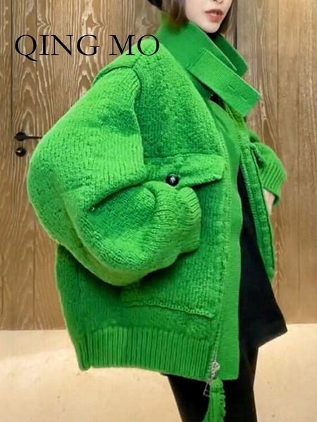 womens knits tees qing mo green sweater coat cardigan women spring autumn thickened tassel jacket female streetwear zxf2634 230826, White
womens knits tees qing mo green sweater coat cardigan women spring autumn thickened tassel jacket female streetwear zxf2634 230826, White