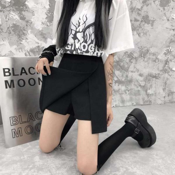 fat mm large size irregular anti revealing skirt all matching a line belly cover high waist short female, Black
fat mm large size irregular anti revealing skirt all matching a line belly cover high waist short female, Black