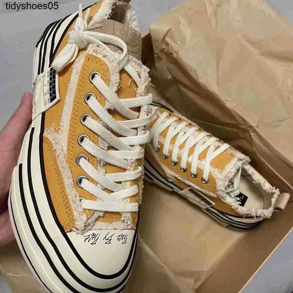 xvessel wu jianhao's same yellow low inner raised thick soled canvas shoes vulcanized for men and women beggars, Black
xvessel wu jianhao's same yellow low inner raised thick soled canvas shoes vulcanized for men and women beggars, Black