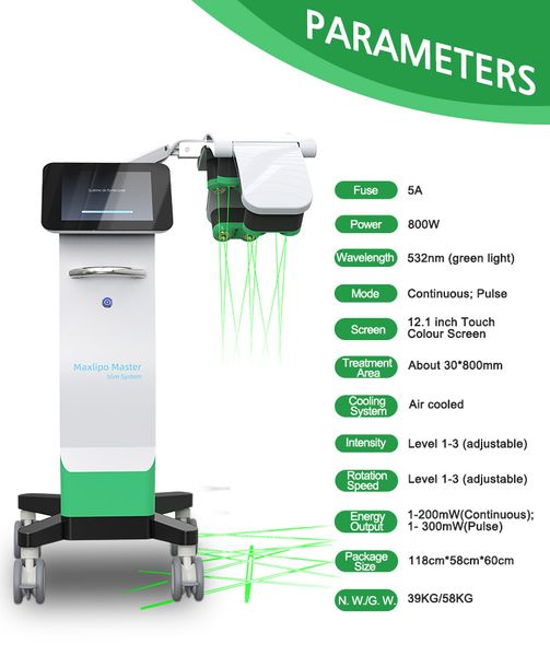 2023 12.1 inch color screen weight loss shaping device green red light laser 532 635nm 10d cold laser fat reduce machine
2023 12.1 inch color screen weight loss shaping device green red light laser 532 635nm 10d cold laser fat reduce machine