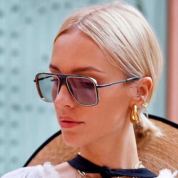 fashion designer cool sunglasses kajila metal box thick nose sunglasses men's trend women's, Silver
fashion designer cool sunglasses kajila metal box thick nose sunglasses men's trend women's, Silver