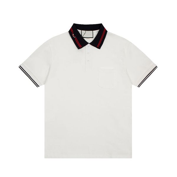designer polo neck mens polos gg shirt men shorts sleeved hemd homme camisa masculina tshirt fashion pure cotton solid color breathable casu, White;black
designer polo neck mens polos gg shirt men shorts sleeved hemd homme camisa masculina tshirt fashion pure cotton solid color breathable casu, White;black