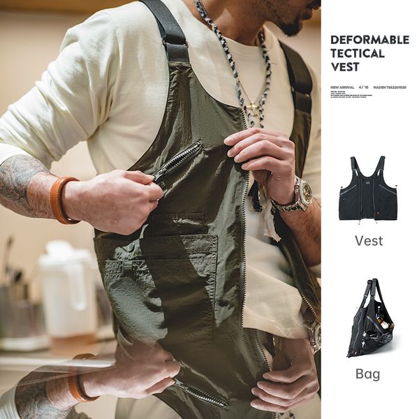 men's vests maden 2023 design male casual summer big size sleeveless working vest multi pocket waistcoat large capacity satchel jacket, Black;white
men's vests maden 2023 design male casual summer big size sleeveless working vest multi pocket waistcoat large capacity satchel jacket, Black;white