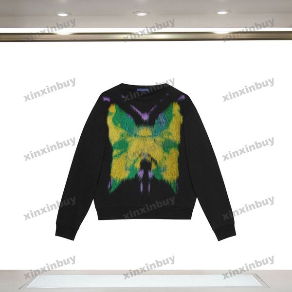 xinxinbuy men women designer sweatshirt paris butterfly print green gray blue black white s-2xl, Black;brown
xinxinbuy men women designer sweatshirt paris butterfly print green gray blue black white s-2xl, Black;brown