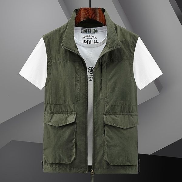 men's vests mens outdoor 2023 multipocket hiking camping pography vest fish waterproof breathable waistcoat streetwear 6xl 230826, Black;white
men's vests mens outdoor 2023 multipocket hiking camping pography vest fish waterproof breathable waistcoat streetwear 6xl 230826, Black;white