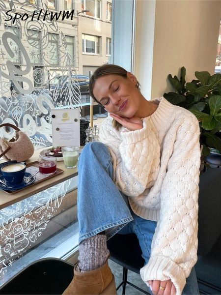 women s sweaters knitted long sleeve half high collar sweater white crochet loose casual pullover knitwear women autumn winter fashion stree, White;black
women s sweaters knitted long sleeve half high collar sweater white crochet loose casual pullover knitwear women autumn winter fashion stree, White;black