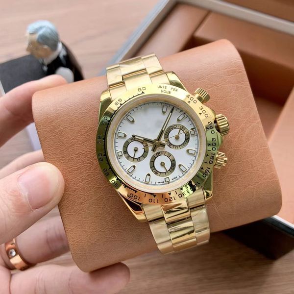 men's automatic watch & box stainless steel ceramic bezel multi-dial waterproof luminous classic large adjustable watch, Slivery;brown
men's automatic watch & box stainless steel ceramic bezel multi-dial waterproof luminous classic large adjustable watch, Slivery;brown