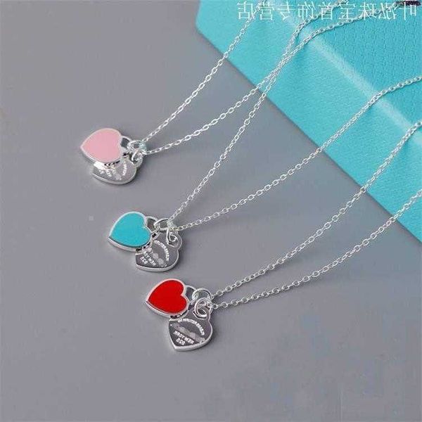 designer necklace tiffanyt family funi love double heart sterling silver enamel pink blue clavicle chain gift for classmate's friend ti
designer necklace tiffanyt family funi love double heart sterling silver enamel pink blue clavicle chain gift for classmate's friend ti