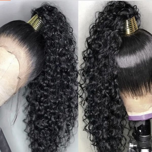 wholesale glueless pre plucked natural brazilian kinky curly virgin human hair hd 360 full lace front wigs for black women, Black;brown
wholesale glueless pre plucked natural brazilian kinky curly virgin human hair hd 360 full lace front wigs for black women, Black;brown