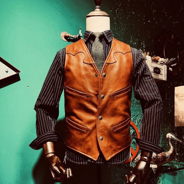 men's vests asian j38 tailor brando size super quality hyogo leather 1920s american retro western style fashion tank 230826, Black;white
men's vests asian j38 tailor brando size super quality hyogo leather 1920s american retro western style fashion tank 230826, Black;white
