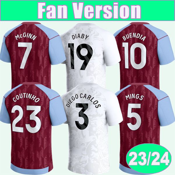 23 24 mcginn traore mens soccer jerseys coutinho cash digne mings watkins buendia wesley home purple away football shirt uniforms, Black;yellow
23 24 mcginn traore mens soccer jerseys coutinho cash digne mings watkins buendia wesley home purple away football shirt uniforms, Black;yellow