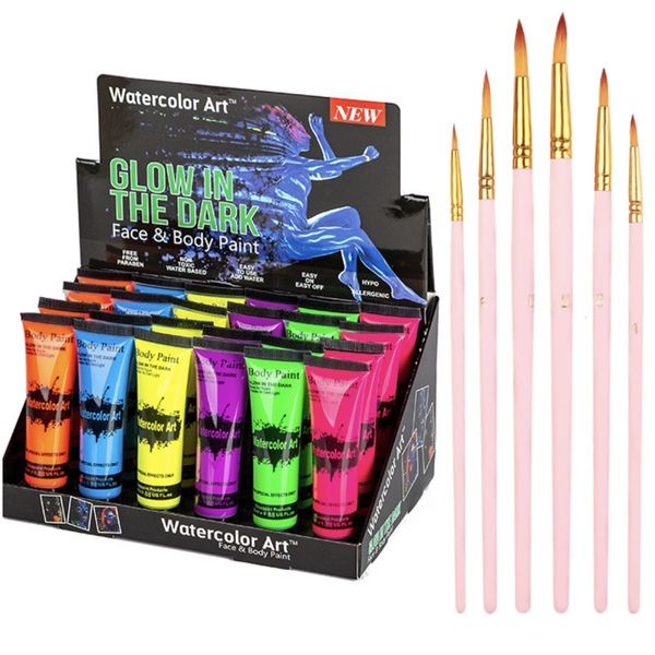 body paint 8 colors 10mlpc face body art paint uv glow face color in night bar halloween party beauty makeup body paint kit wholesale 230826
body paint 8 colors 10mlpc face body art paint uv glow face color in night bar halloween party beauty makeup body paint kit wholesale 230826