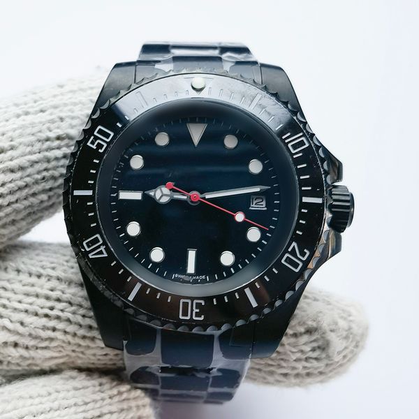 men's watches fully automatic mechanical watch diver series 126660 all black case dial 44mm sports high-quality diving watch oyster saf, Slivery;brown
men's watches fully automatic mechanical watch diver series 126660 all black case dial 44mm sports high-quality diving watch oyster saf, Slivery;brown