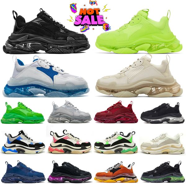 designer mens womens running shoes new product triple s orange black white blue vintage beige crystal clear sole outdoor sport sneaker
designer mens womens running shoes new product triple s orange black white blue vintage beige crystal clear sole outdoor sport sneaker