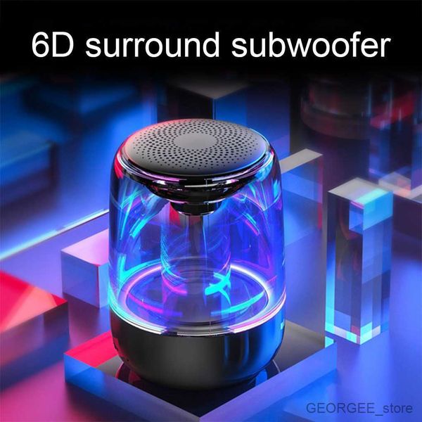 Image of Portable Speakers Portable Bluetooth 5.0 Speaker Wireless Speaker Surround Music Player Audio Home Theater Sound System R230828