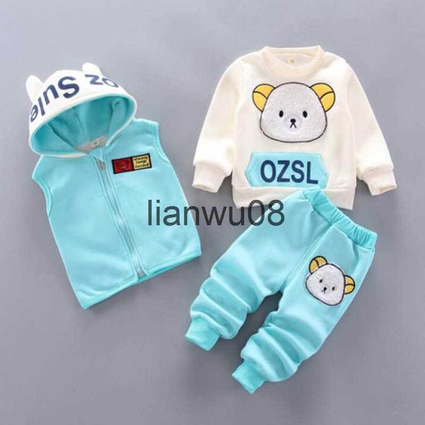 clothing sets children hooded outerwear pants 3pcs outfits kids toddler warm costume suit boys and girls clothing vest zb x0828, White
clothing sets children hooded outerwear pants 3pcs outfits kids toddler warm costume suit boys and girls clothing vest zb x0828, White