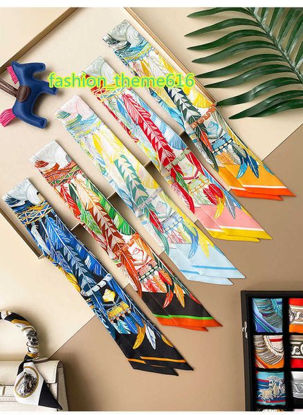 18 silk scarf womens french retro tie bag small long ribbon decoration hair band h all-match ribbon, Blue;gray
18 silk scarf womens french retro tie bag small long ribbon decoration hair band h all-match ribbon, Blue;gray