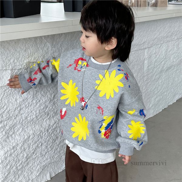 kids cartoon sunflowers printed sweatshirt boys round collar long sleeve pullover 2023 autumn children loose casual trousers z3694, Black
kids cartoon sunflowers printed sweatshirt boys round collar long sleeve pullover 2023 autumn children loose casual trousers z3694, Black