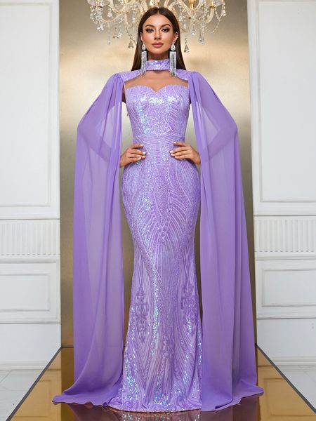 2023 purple shiny prom dress mother of the bride dresses high neck long sleeves sequined appliqued sequins beaded mother gown new arabic plu, Black
2023 purple shiny prom dress mother of the bride dresses high neck long sleeves sequined appliqued sequins beaded mother gown new arabic plu, Black