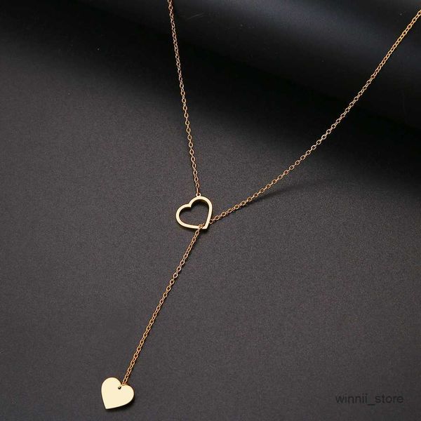 pendant necklaces cacana long pendant heart-shaped necklaces pendants for women simple design necklace stylish jewelry gift r230828, Silver
pendant necklaces cacana long pendant heart-shaped necklaces pendants for women simple design necklace stylish jewelry gift r230828, Silver