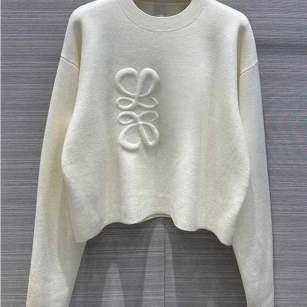23 designer women's new sweater fall college trend long-sleeved high-end slim-fit pullover coat designer sweater white thin knit shirt, White;black
23 designer women's new sweater fall college trend long-sleeved high-end slim-fit pullover coat designer sweater white thin knit shirt, White;black