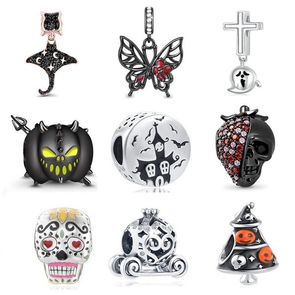 charms 100 5 silver halloween charms bat pendant pumpkin beads fit original bracelet fashion diy jewelry for women gift 230826, Bronze;silver
charms 100 5 silver halloween charms bat pendant pumpkin beads fit original bracelet fashion diy jewelry for women gift 230826, Bronze;silver