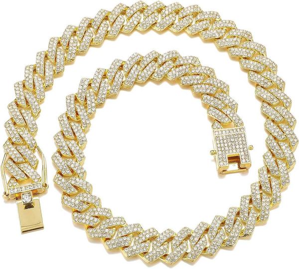 saintda mens cuban link chain iced out silver/gold/rose gold miami cuban necklace bling diamond chain hip hop jewelry with gift box for wome
saintda mens cuban link chain iced out silver/gold/rose gold miami cuban necklace bling diamond chain hip hop jewelry with gift box for wome