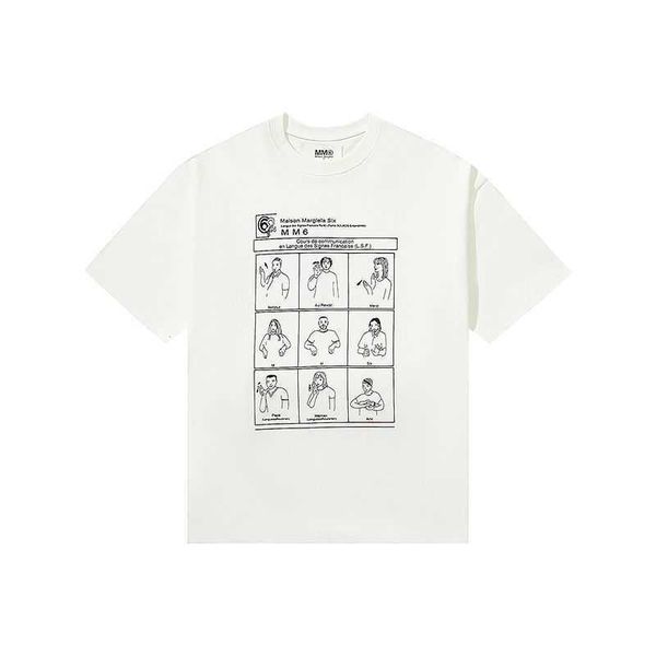 high designer t quality shirt margielas digital mm6 pattern summer casual short sleeved t-shirt bmqu bmqu, White;black
high designer t quality shirt margielas digital mm6 pattern summer casual short sleeved t-shirt bmqu bmqu, White;black