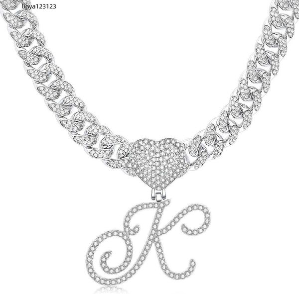 rlmoon cursive initial cuban necklace for women silver miami iced out cuban chain choker necklace diamond initial heart pendant letter neckl, Golden;silver
rlmoon cursive initial cuban necklace for women silver miami iced out cuban chain choker necklace diamond initial heart pendant letter neckl, Golden;silver