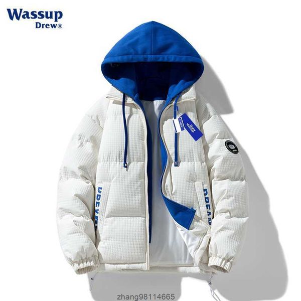 wassup2023 new fake two piece down coat men's fashion brand winter couple coat large men's cotton coat, Black
wassup2023 new fake two piece down coat men's fashion brand winter couple coat large men's cotton coat, Black