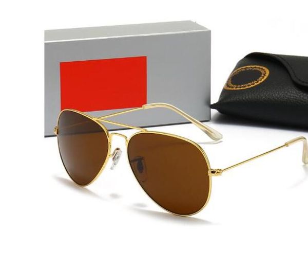 designer pilot 3025r sunglasses men's glasses women's uv400 protective cover true glass lens gold metal frame driving fishing sung, White;black
designer pilot 3025r sunglasses men's glasses women's uv400 protective cover true glass lens gold metal frame driving fishing sung, White;black