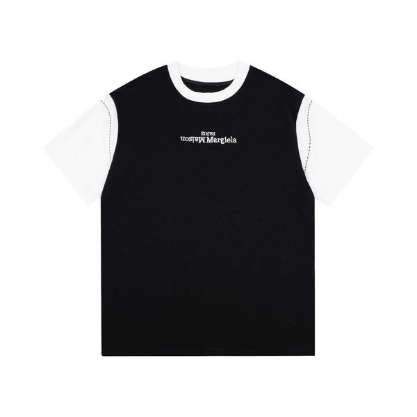margielas 23ss designer mm6 t new contrast shirt black and white embroidered round neck t-shirt tee e257 jyl9, White;black
margielas 23ss designer mm6 t new contrast shirt black and white embroidered round neck t-shirt tee e257 jyl9, White;black